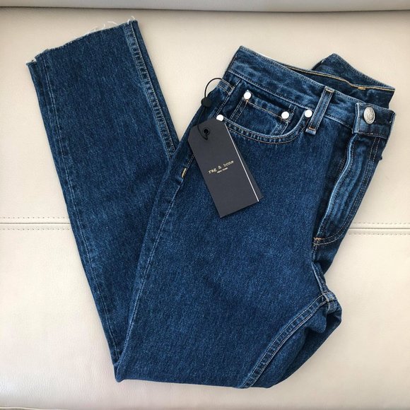 Rag & Bone High Rise Ankle Skinny Jeans - Picture 12 of 14